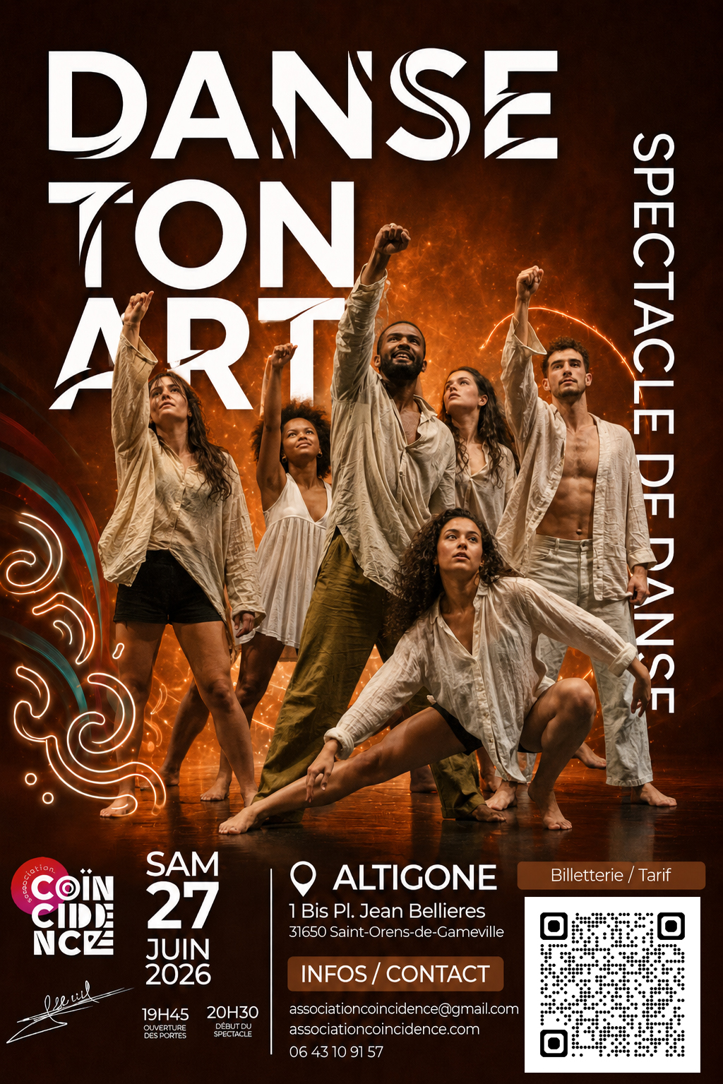 Affiche DANSE TON ART 2026